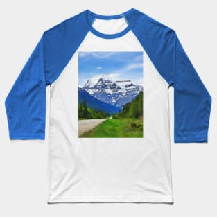 Majestic View - Mount Robson BC Baseball T-Shirt